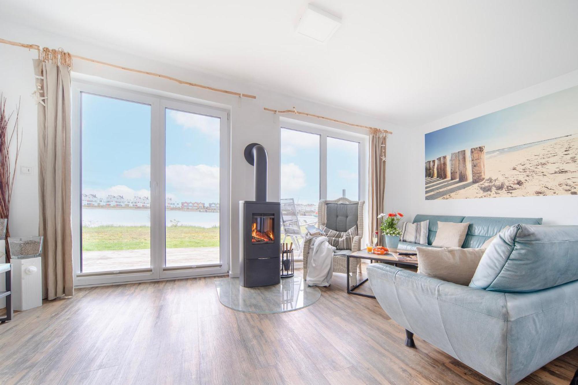 Ferienhaus Lieblingsplatz By Seeblick Ferien Oro, Direkte Wasserlage,Sauna,Kamin Olpenæs Eksteriør billede